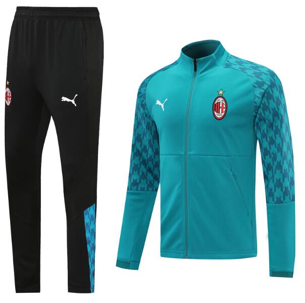 AC Milan Blue Training Suit Jacket With Pants 2020/21